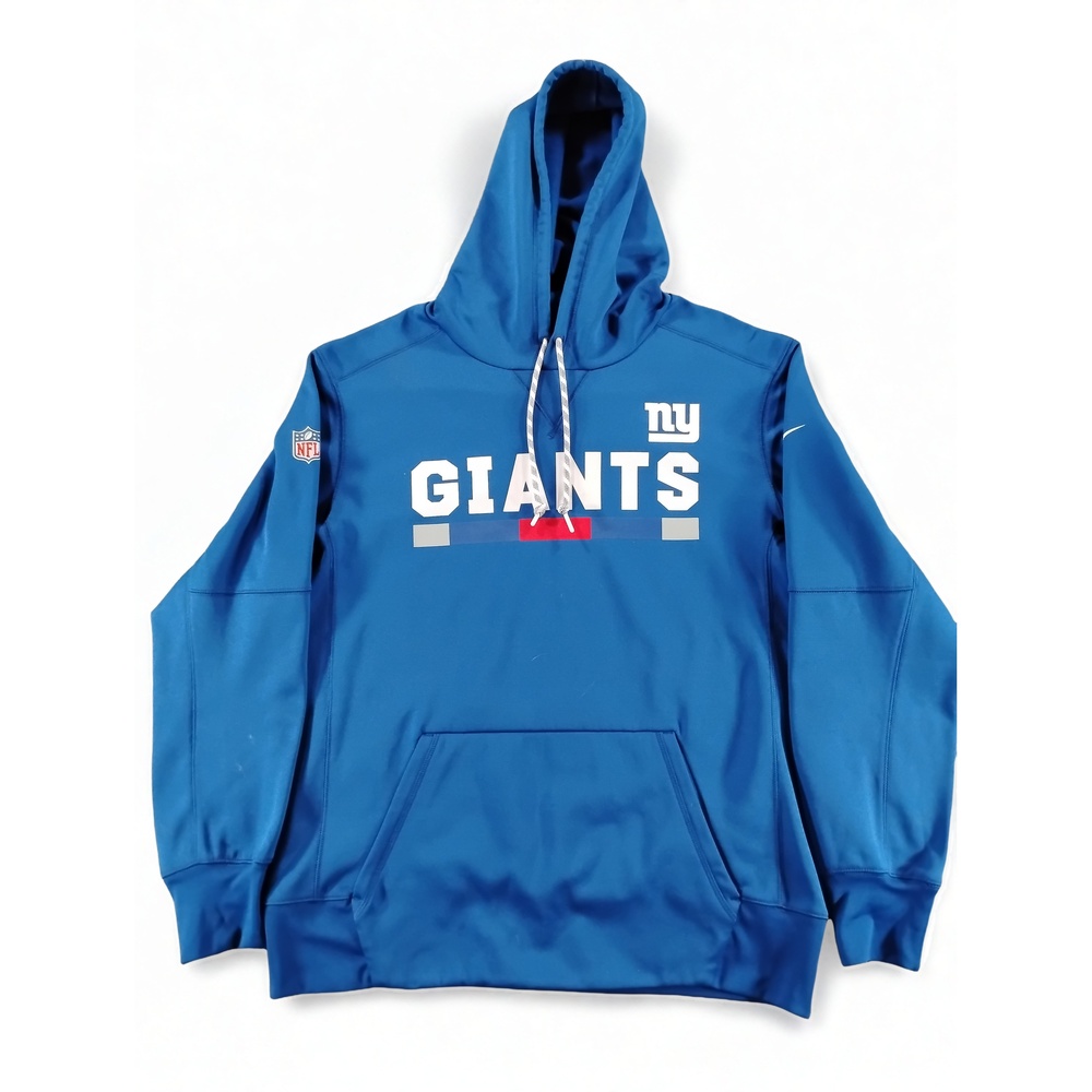 Nike New York Giants NFL Hooded Pullover Dri-FIT Sweatshirt Mens Large